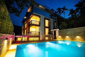 A pool image of Novotel resort in vijayawada